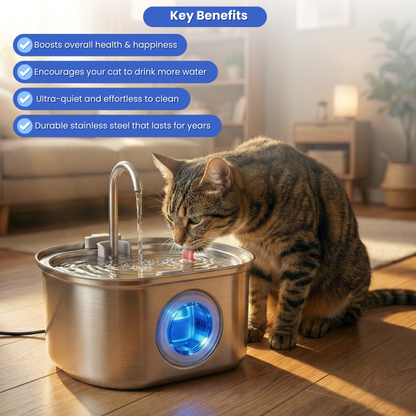 Glowin Stainless Steel Water Fountain