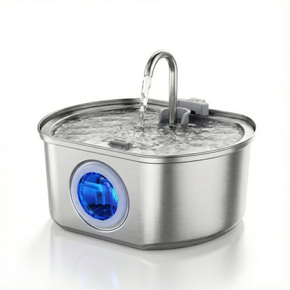 Purrify Stainless Steel Water Fountain