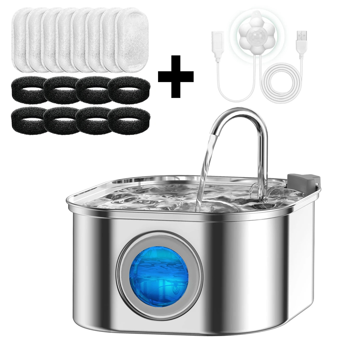 Glowin Stainless Steel Water Fountain